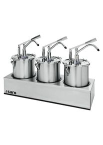 ich-zapfe Saro Sausdispenser, Sauce dispenser - model PD-003 3 x 5 ltr