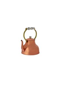 ich-zapfe Bouilloire en cuivre, Theiere cuivre - avec anse en porcelaine, 1,5L