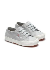 Superga Kinderen/Kinderen 2750 Jcot Leather Trainers (Grijs Lilla/Avorio)