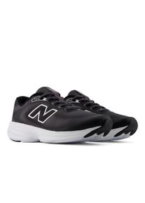 Laufschuh New Balance "411", Damen, Gr. 37,5, schwarz, magnet, silber metallic, Synthetik, Textil, Schuhe Laufschuh, f&uuml;r Erwachsene, mit Gummilaufsohle