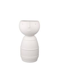 Dekovase Goebel "Vase "Klaus" Studio 8 Vultus 30 cm wei&szlig;", wei&szlig;, B:15cm H:30cm T:14,5cm, Vasen, Dekovase, Abwischbar