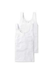 Unterhemd Schiesser "Unterhemd Cotton Essentials 2er Pack", Damen, Gr. XXL, N-Gr, wei&szlig;, Obermaterial: 100% Baumwolle CO., Unterhemden Unterhemd