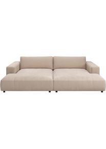 Loungesofa Musterring "MR LUCIA, die ultimative Lounge-Oase, Breite 300cm, bequem, Mega Sofa", sand, B:300cm H:81cm T:190cm, 100% Polyester, Sofas, Loungesofa, Mega-Fl&auml;che, erstklassige Kammerkissen & Luxus-Komfort