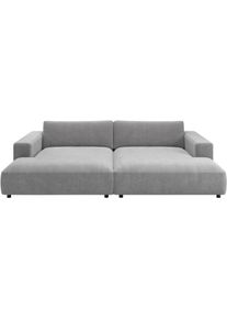 Loungesofa Musterring "MR LUCIA, die ultimative Lounge-Oase, Breite 300cm, bequem, Mega Sofa", platin, B:300cm H:81cm T:190cm, 100% Polyester, Sofas, Loungesofa, Mega-Fl&auml;che, erstklassige Kammerkissen & Luxus-Komfort