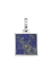 Kettenanh&auml;nger "Anh&auml;nger schwarzer Achat, Tigerauge oder Lapis Silber 925", blau, Giorgio Martello MILANO, Schmuckanh&auml;nger, Herren, Silber 925 (Sterlingsilber), Kettenanh&auml;nger