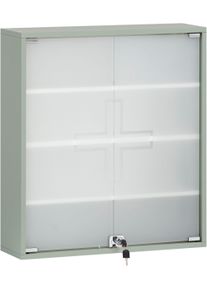Medizinschrank Schildmeyer "Bjarne, Medizinschrank, Made in Germany, B: 64 cm", gr&uuml;n (pistazie), B:64,2cm H:71,4cm T:19,6cm, FSC-zertifizierter Holzwerkstoff, Schr&auml;nke, Medizinschrank, Solide Verarbeitung - Dieses Produkt ist in Deutschland gefertigt