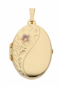 Adelia&acute;s Kettenanh&auml;nger ADELIA&acute;S "585 Gold Medaillon Anh&auml;nger", gold, Schmuckanh&auml;nger, Damen, Gelbgold 585, Kettenanh&auml;nger