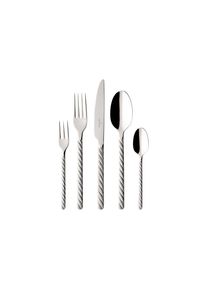 Villeroy & Boch Besteck-Set VILLEROY & BOCH "Tafelbesteck Montauk 30er Set silber", silber, Essbesteck-Sets, Besteck-Set