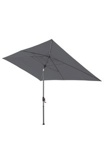 Doppler Sonnenschirm, Anthrazit, Metall, Textil, 300x200 cm, h&ouml;henverstellbar, Knickgelenk, stabile Strebegelenke, UV-best&auml;ndig, wetterbest&auml;ndig, Sonnenschutz, Sonnenschirme