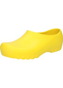 Clog Alsa "FASHION Jolly", Damen, Gr. 35, gelb, Obermaterial: 100% Polyurethan PU., Schuhe Clog