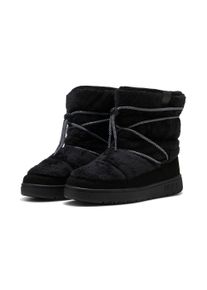 Winterboots Puma "SNOWBAE SUEDE WNS", Damen, Gr. 36, schwarz (Puma schwarz, flat schwarz gray), unifarben, Schuhe Winterboots, Moonboots, Winterstiefel, wasserdicht,w&auml;rmend