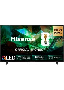 HISENSE QLED-Fernseher "75E7S PRO", Energieeffizienz: E, schwarz (schwarz, dunkelgrau), 75 &Prime;, Fernseher, QLED-Fernseher