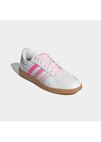 Sneaker adidas Sportswear "BREAKNET SLEEK", Damen, Gr. 42,5, pink (cloud wei&szlig;, clear pink, bliss pink), Synthetik, Schuhe Sneaker