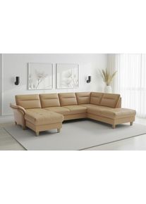 Sit & More Wohnlandschaft SIT & MORE "Pamela", cappuccino, B:292cm H:90cm T:212cm, Sofas, Wohnlandschaft