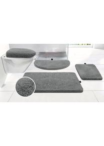 Badematte Bruno Banani "Lana Premium", aluminium, H:25mm, Polyacryl, Badematten, Badematte, Badteppich, Badematten, unifarben, auch als 3 teiliges Set & rund
