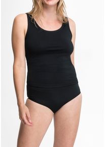 Achselhemd Speidel "Bio Cotton plus", Damen, Gr. 46, N-Gr, schwarz, Single Jersey, Obermaterial: 92% Baumwolle, 8% Elasthan, unifarben, figurbetont, Rundhals, Unterhemden Achselhemd, weich, hochwertig, sportlich, vielseitig, basic, Baumwollmix