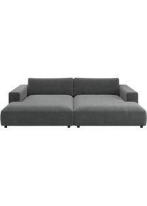Loungesofa Musterring "MR LUCIA, die ultimative Lounge-Oase, Breite 300cm, bequem, Mega Sofa", grau, B:300cm H:81cm T:190cm, 100% Polyester, Sofas, Loungesofa, Mega-Fl&auml;che, erstklassige Kammerkissen & Luxus-Komfort