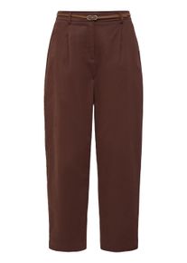 Stoffhose B.Young "Casual BYDAYS", Damen, Gr. 36, N-Gr, chicory coffee, Obermaterial: 98% Baumwolle CO. 2% Elasthan EL., Hosen Stoffhose