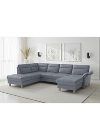Sit & More Wohnlandschaft SIT & MORE "Pamela", graublau, B:292cm H:90cm T:212cm, Sofas, Wohnlandschaft