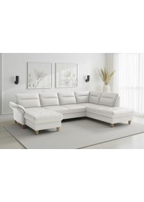 Sit & More Wohnlandschaft SIT & MORE "Pamela", reinwei&szlig;, B:292cm H:90cm T:212cm, Sofas, Wohnlandschaft