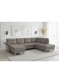 Sit & More Wohnlandschaft SIT & MORE "Pamela", delphine, B:292cm H:90cm T:212cm, Sofas, Wohnlandschaft