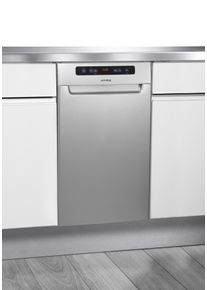 Privileg Unterbaugeschirrsp&uuml;ler "PV2UC10BS7A0S", Energieeffizienz: C, silber, B:44,8cm H:82cm T:59cm, Geschirrsp&uuml;ler, Rapid 30' &ndash; Schnelles und effizientes Sp&uuml;lprogramm in nur 30 Minuten, Unterbaugeschirrsp&uuml;ler