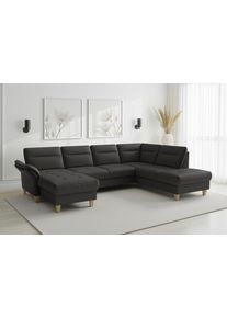 Sit & More Wohnlandschaft SIT & MORE "Pamela", schwarz, B:292cm H:90cm T:212cm, Sofas, Wohnlandschaft