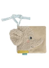 babyFEHN Stoffbuch FEHN "FredErik, Elefant", grau, Lernspielzeug, BabyB:12cm H:12cm, Stoffbuch, B:12cm H:12cm