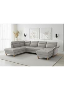 Sit & More Wohnlandschaft SIT & MORE "Pamela", light grau, B:292cm H:90cm T:212cm, Sofas, Wohnlandschaft