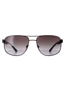 Calvin Klein CK20319S 001 matzwarte kobaltblauw grijze zonnebril