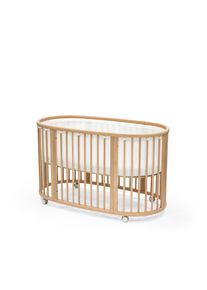 Stokke Nestchen, Wei&szlig;, Textil, F&uuml;llung: Kaltschaum, 136.4x69.8x38 cm, Textiles Vertrauen - Oeko-Tex&reg;, Schlafen, Babybettausstattung, Babynestchen & Nestchenschlangen, Bettnestchen