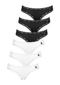 like it! Minislip LIKE IT "6er Pack Minislip Olivia", Damen, Gr. M, wei&szlig;, schwarz, Obermaterial: 92% Polyamid PA. 8% Elasthan EL., Unterhosen Minislip