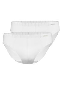 Minislip Ammann "2er Pack Mini Slip Day Modern", Herren, Gr. 8, wei&szlig;, Obermaterial: 57% Modal CMD. 35% Baumwolle CO. 8% Elasthan EL., Unterhosen Minislip