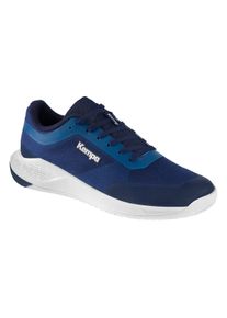 Hallenschuh Kempa "Hallen-Sport-Schuhe Kourtfly Two", Herren, Gr. 8, blau, wei&szlig;, Obermaterial: 100% Textilmaterial TEXMAT., Schuhe Hallenschuh
