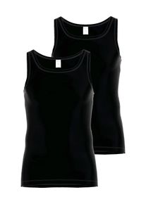 Unterhemd Ammann "2er Pack Unterhemd Day Classic", Herren, Gr. 6, N-Gr, schwarz, Obermaterial: 100% Baumwolle CO., Unterhemden Unterhemd