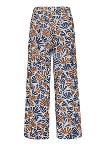 BETTY & CO Schlupfhose BETTY & CO "Schlupfhose mit Print", Damen, Gr. 46, EURO, nature, braun, Obermaterial: 89% Viskose CV. 11% Polyamid PA., Hosen Schlupfhose