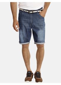 Bermudas Jan Vanderstorm "Jeansbermuda LENAS", Herren, Gr. 62, N-Gr, blau, Obermaterial: 100% Baumwolle CO., Hosen Bermudas
