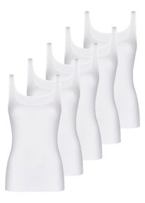Achselhemd Nina von C. "5er Pack Achselhemd Fine Cotton", Damen, Gr. 48, N-Gr, wei&szlig;, Obermaterial: 100% Baumwolle CO., Unterhemden Achselhemd