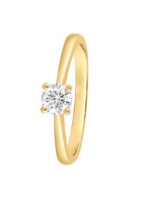 Diamantring ONE ELEMENT "Ring aus 585 Gold" Gr. 54, gold, Fingerringe, Damen, 54, Gelbgold 585, Diamantring