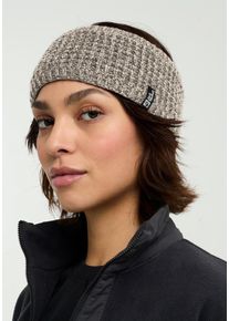 Stirnband Jack Wolfskin "MEDLEY KNIT HEADBAND W", Damen, Gr. S (36), linen, Obermaterial: 100% Polyester. Futter: 100% Polyester, M&uuml;tzen Stirnband