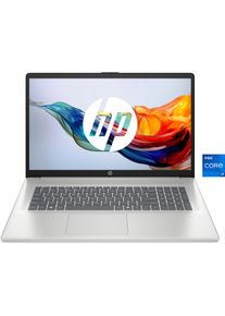 HP Notebook "17-cn4276ng", silber (natural silber), 16 GB RAM 512 GB SSD, Core 7, Windows 11 Home, Notebooks, Notebook