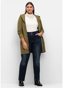 Bequeme Jeans Casual Looks, Damen, Gr. 255, Kurzgr&ouml;&szlig;en, blau (dunkelblau), 98% Baumwolle, 2% Elasthan, unifarben, lang, Jeans Bequeme Jeans