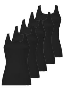 Unterziehshirt Nina von C. "5er Pack Frackhemd Daily", Damen, Gr. 50, N-Gr, schwarz, Obermaterial: 100% Baumwolle CO., Unterhemden Unterziehshirt