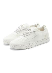 Sneaker ELBSAND "Freizeitschuh, Slip-On-Sneaker", Damen, Gr. 38, wei&szlig;, Obermaterial: 64% Textilmaterial, 36% Lederimitat. Decksohle: 100% Textilmaterial. Futter: 83% Textilmaterial, 17% Lederimitat. Laufsohle: 100% Synthetik, unifarben, Basic, Schuhe Sneaker, NEU zum Reinschl&uuml;pfen mit elastischen Schn&uuml;rb&auml;ndern VEGAN