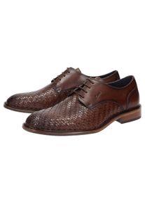 Schn&uuml;rschuh Sioux "Malronus-704", Herren, Gr. 44 (UK 9 1/2), braun (dunkelbraun), Obermaterial: 50% Ziegenleder goatskin. 50% Kalbsleder CAL. 50% Rindsleder Leather cow. 50% Gummi rubber., Schuhe Schn&uuml;rschuh