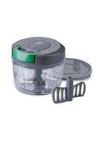 Zerkleinerer "Multi-Zerkleinerer, 5-teilig &ndash; f&uuml;r Gem&uuml;se, Obst & Kr&auml;uter", grau, gr&uuml;n, H:13cm, CHEFKOCH TRIFFT FACKELMANN, Zerkleinerer, Zerkleinerer, inklusive Mix-Einsatz zum Verr&uuml;hren und Aufschlagen von Fl&uuml;ssigkeiten