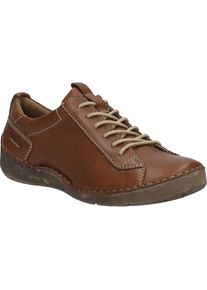 Schn&uuml;rschuh Josef Seibel "Fergey 56, cognac", Damen, Gr. 36, braun (cognac), Obermaterial: 100% Rindsleder Leather cow., Schuhe Schn&uuml;rschuh