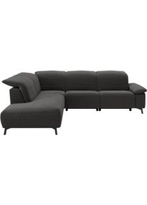 Ecksofa Musterring "MR 370, intelligenter Komfort im modernen Design", anthrazit, B:288cm H:83cm T:241cm, 95% Polyester, 5% Nylon, Sofas, Ecksofa, Optionale Relaxfunktion, flexible Kopfteile & klappbare Armlehnen