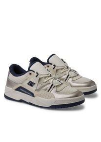 Sneaker DC Shoes "Construct", Damen, Gr. 9,5(41), wei&szlig; (wei&szlig;, wei&szlig;, champagne), Obermaterial:54.6% Leder, 20.9% Synthetikmaterial, 25.5% Polyester., Schuhe Sneaker
