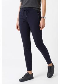 Jogger Pants Sportalm KITZB&Uuml;HEL, Damen, Gr. 40, N-Gr, blau (marine), Web, Obermaterial: 59% Polyamid, 41% Elasthan, clean, unifarben, regular fit, Hosen Jogger Pants, mit Rei&szlig;verschlusstaschen